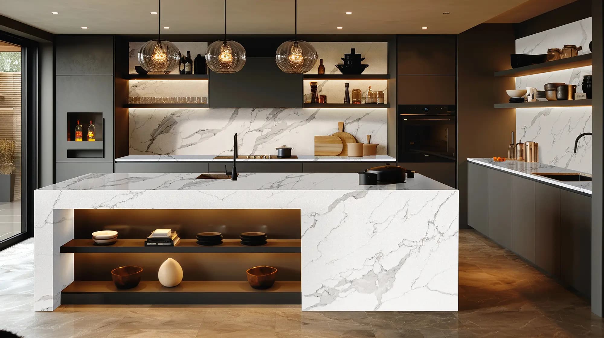Aiman Worktop installation 1